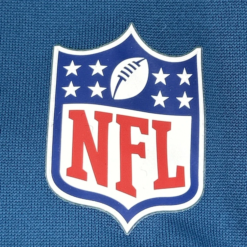 Miami Dolphins Sweatshirt Mens L Marine Blue Nike On Field Therma-Fit Hoodie NFL